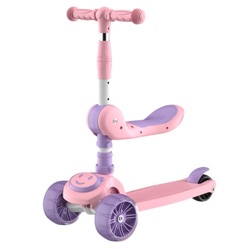 PU Rubber & Plastic foldable Scooter PC