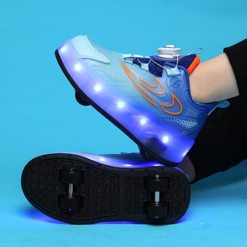 Caoutchouc thermo plastique Chaussures de roues pour enfants plus de couleurs pour le choix Paire