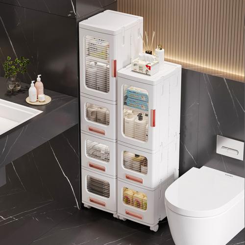 Polystyrene & PET & Polypropylene-PP foldable Storage Cabinet with pulley & dustproof PC