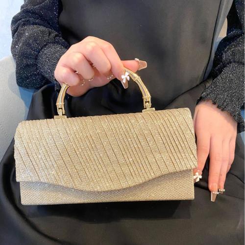 Polyester Easy Matching Clutch Bag gold PC