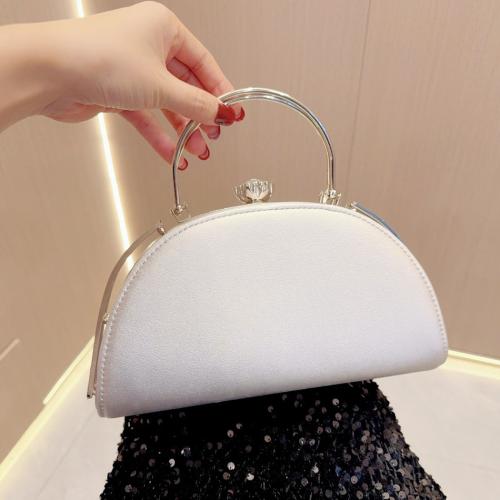 PU Leather Easy Matching Clutch Bag with rhinestone PC