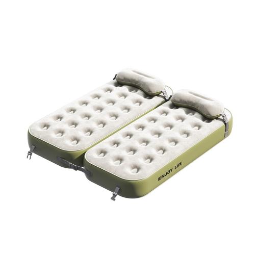 Flocking Fabric & PVC Inflatable Inflatable Bed Mattress durable green PC