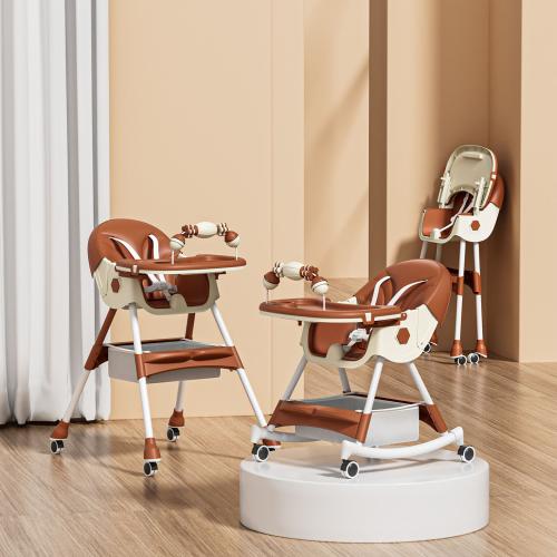 Polypropylene-PP & PU Leather foldable & Multifunction Child Multifunction Dining Chair PC