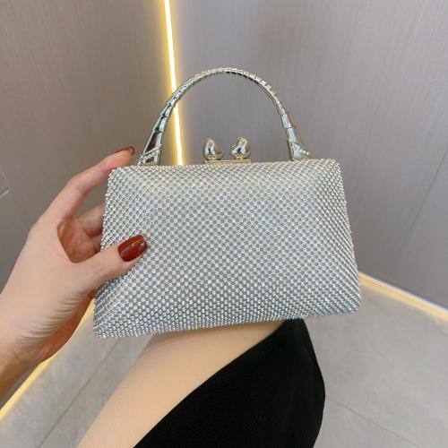 Polyester Easy Matching Clutch Bag silver PC
