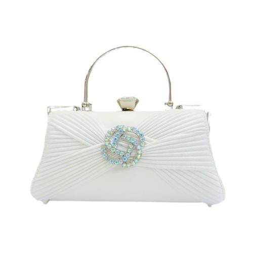 PU Leather & Polyester Easy Matching Clutch Bag with rhinestone PC