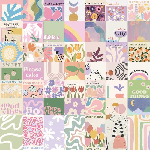 Drukgevoelige lijm & Pvc Decoratieve sticker meer kleuren naar keuze Zak