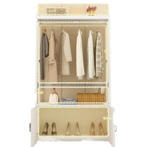 Metal & Wood Clothes Hanging Rack  Solid PC