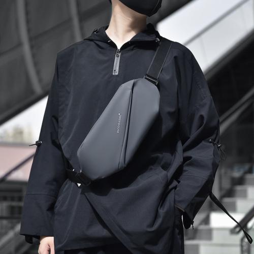 Polyester Crossbody Bag portable & hardwearing & waterproof black PC