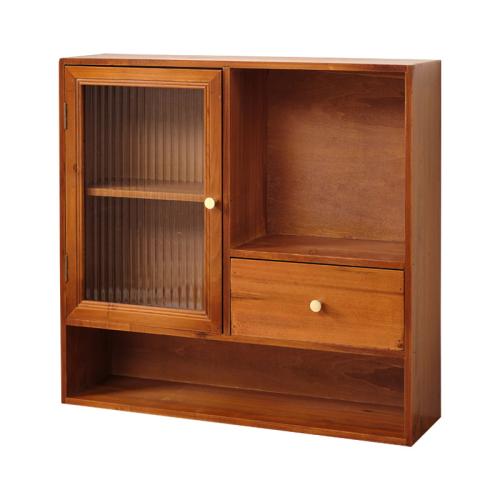 Wooden & Glass Shelf for storage PC