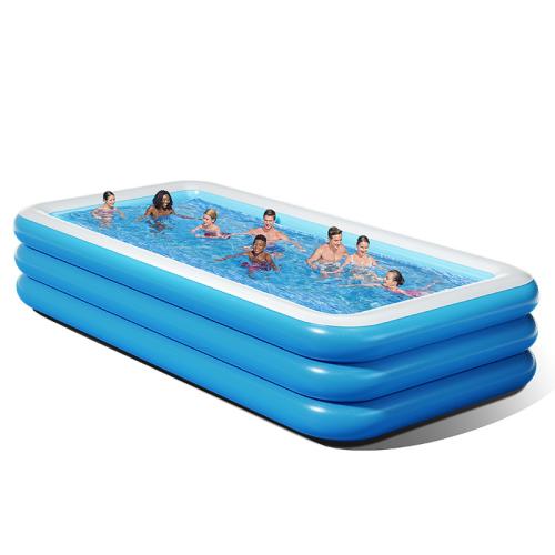 PVC Inflatable Inflatable Pool durable deep blue PC