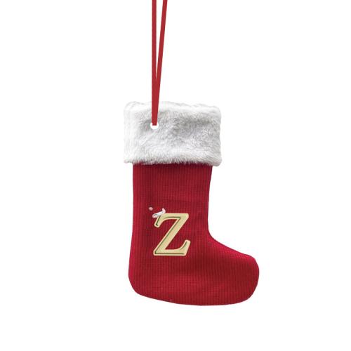 Pvc Kerstdecoratie sokken ander keuzepatroon Rode stuk