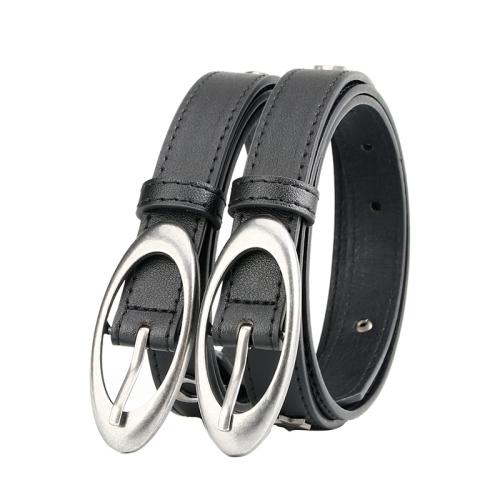 PU Leather & Zinc Alloy Concise & Easy Matching Fashion Belt Solid PC