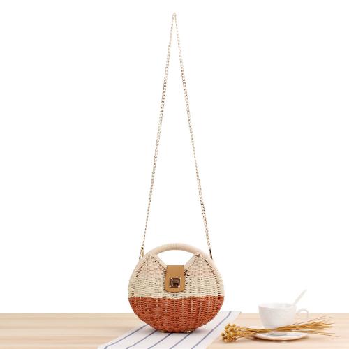 Paper Rope & Rattan Easy Matching & Weave Crossbody Bag PC