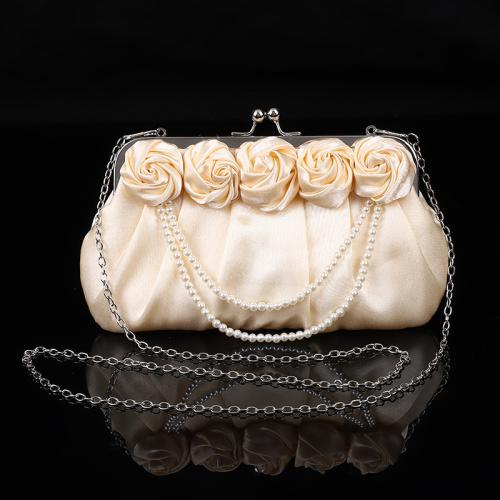 Polyester Easy Matching Clutch Bag floral Apricot PC