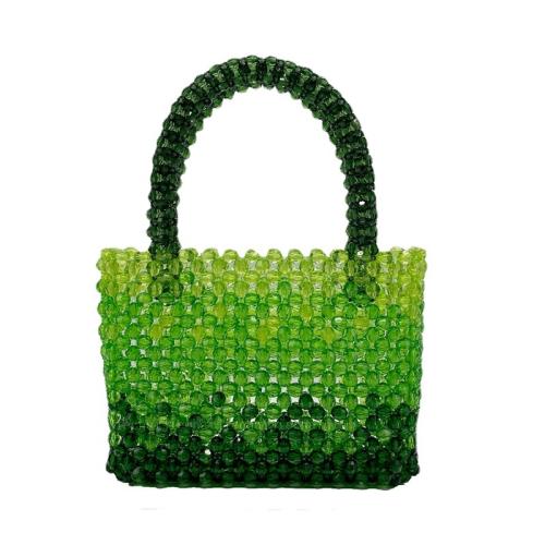 Acryl Handtasche, Grün,  Stück