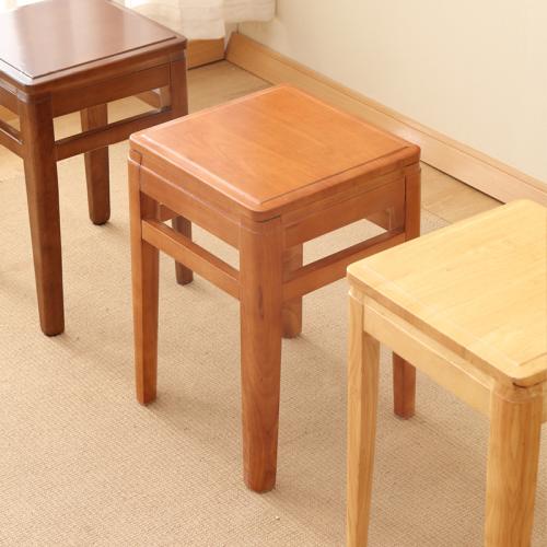 Solid Wood Stool durable & anti-skidding Solid PC