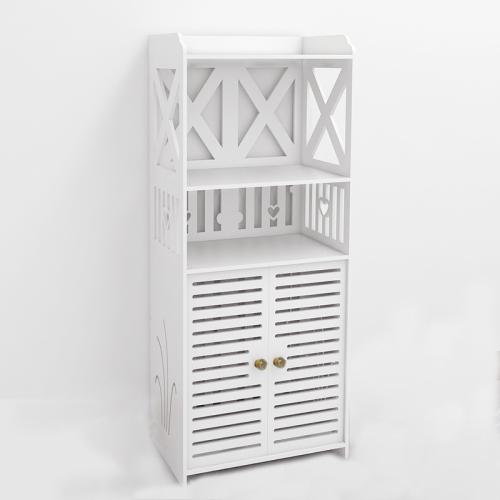 PVC Shelf for storage Solid white PC