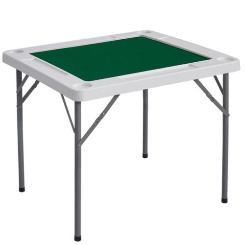 Carbon Steel & Plastic foldable & Multifunction Mahjong Table portable Solid mixed colors PC