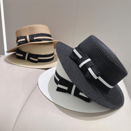Paja Pasarela sombrero de paja, más colores para elegir,  trozo