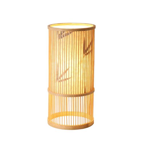 Bamboe Lampen op de vloer stuk