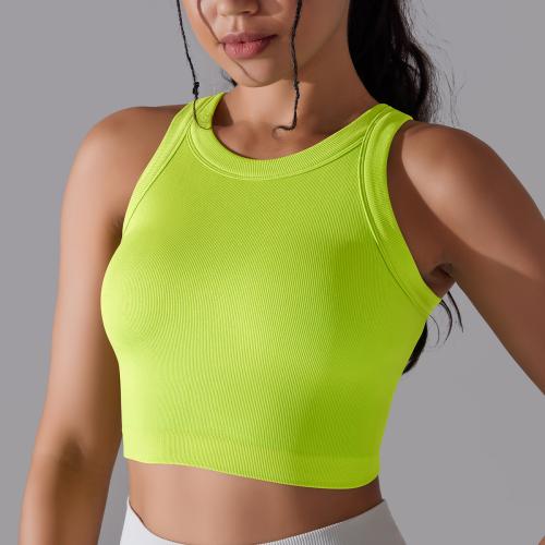 Polyamide & Spandex Tank Top & breathable Solid PC