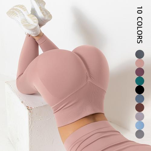 Polyamide & Spandex Vrouwen Yoga Broek Solide meer kleuren naar keuze stuk