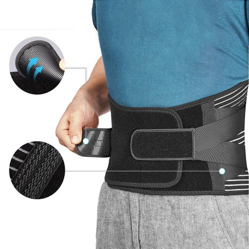 Polyester Ceinture de protection de taille Noir pièce