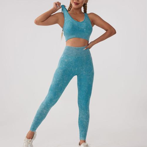 Polyamide & Spandex Vrouwen Sportkleding Set Sport Goed & Broek Solide meer kleuren naar keuze Instellen
