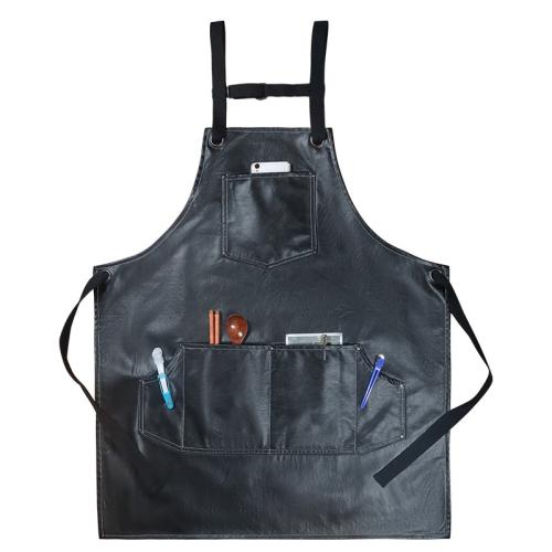 PU Leather adjustable & easy cleaning & Antifouling Aprons durable & waterproof Solid PC