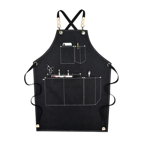 Canvas adjustable & easy cleaning & Antifouling Aprons durable Solid PC