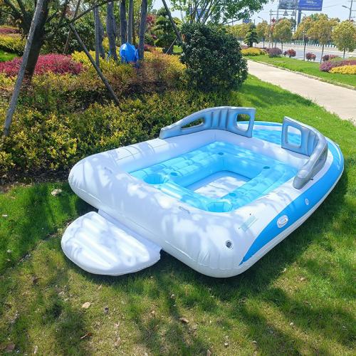 PVC Inflatable & Waterproof Inflatable Boats blue PC