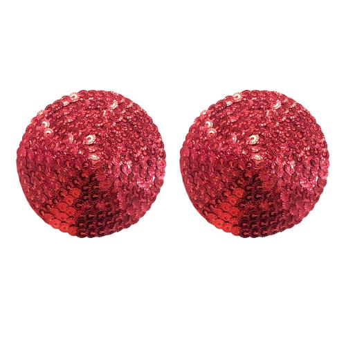 PET & PU Leather Bra Pad seamless Solid red : Pair