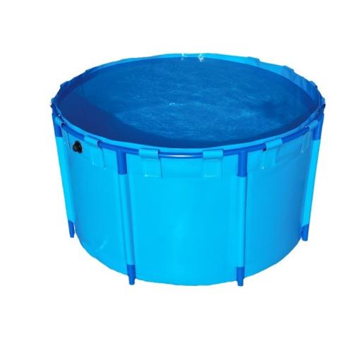 PVC Swimming Pool Frame Set Solid blue PC