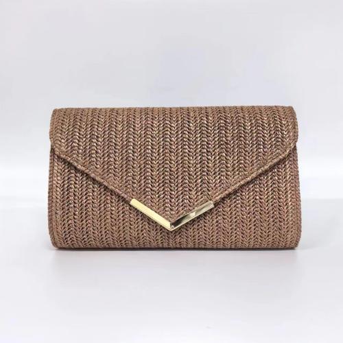 Straw Envelope & Easy Matching & Weave Clutch Bag PC