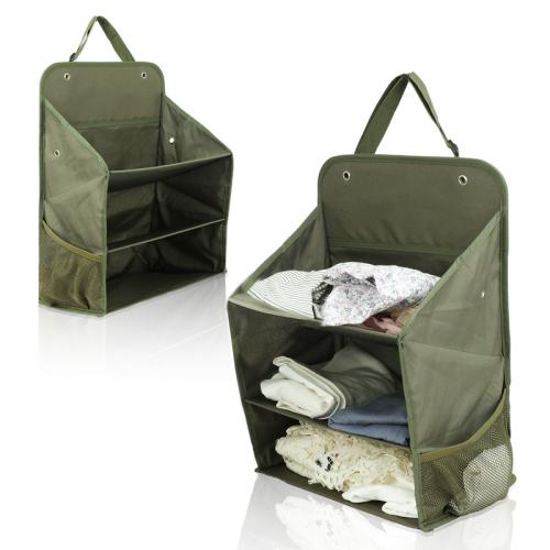 Oxford foldable Storage Hanging Bag for storage & Hanging Style & portable & waterproof Solid green PC