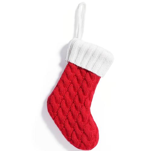 Acryl Kerstdecoratie sokken meer kleuren naar keuze stuk