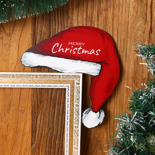 Wooden Creative Christmas Door Hanger PC