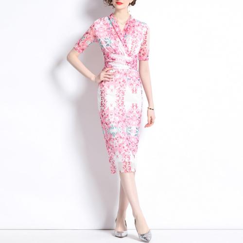 Polyester Sexy Package Hip Dresses slimming PC