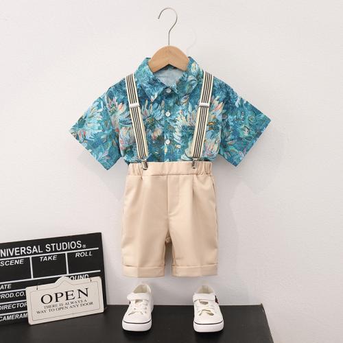 Polyester Boy Clothing Set & loose printed Set