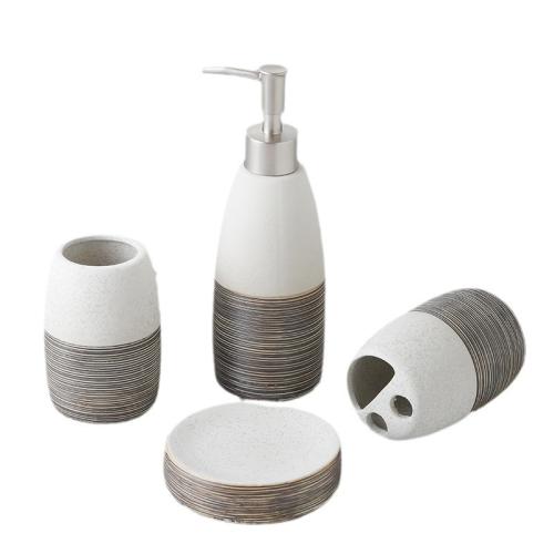 Ceramics Washing Set durable & four piece Set