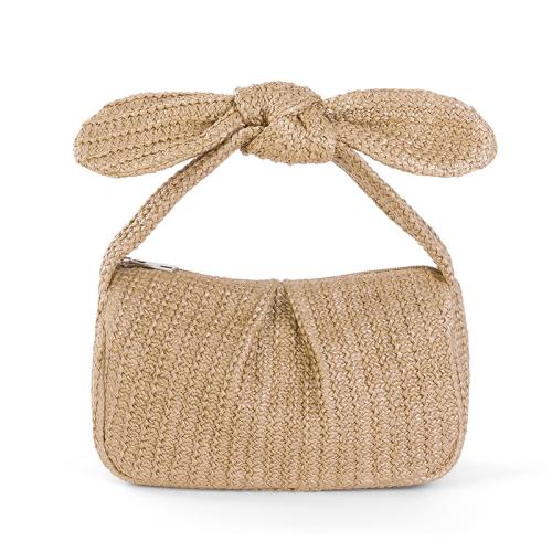 Straw Easy Matching Woven Tote bowknot pattern PC