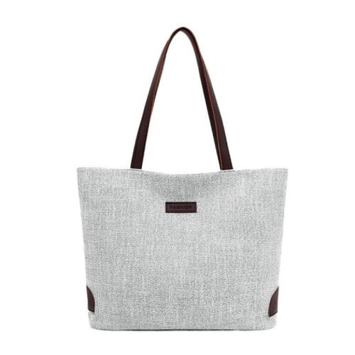 Cotton Linen Easy Matching Shoulder Bag large capacity PC