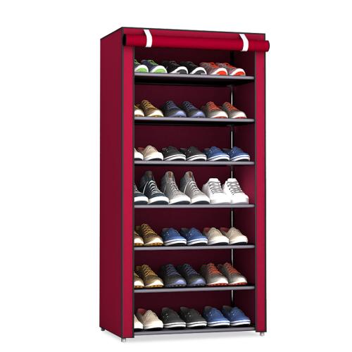 布 & 鉄 靴ラックオーガナイザー 選択のための異なる色とパターン 選択のためのより多くの色 一つ