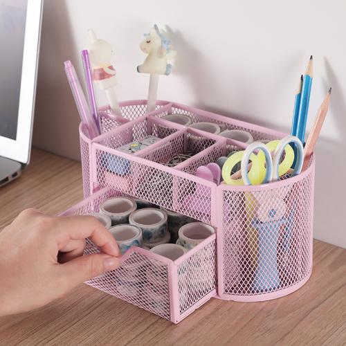 Iron Multifunction Pen Container PC