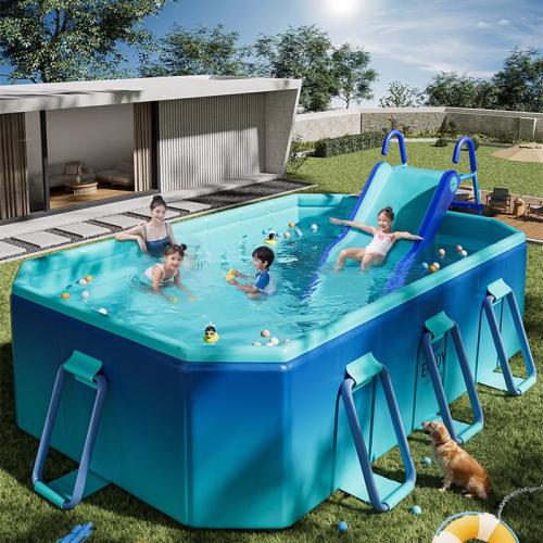 PVC foldable Inflatable Pool blue PC