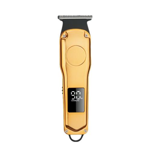 Stainless Steel Electric Hair Clipper Rechargeable gold PC