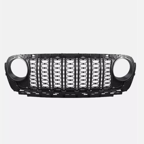 Jeep Wrangler JL/Gladiator JT 2018-2024 Auto Cover Grille, durable & hardwearing, Solid, black, Sold By PC