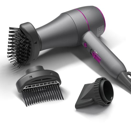 ABS Hair Dryer different power plug style for choose & portable gray PC