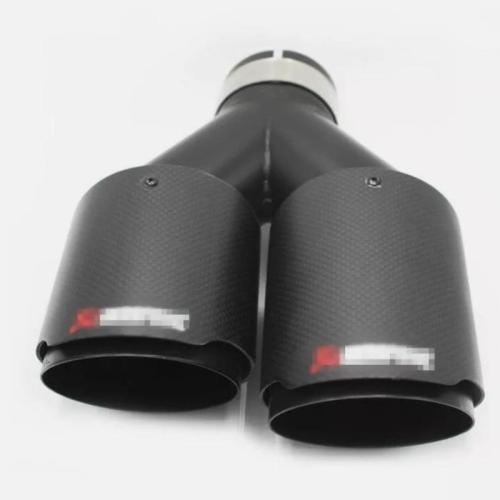 For Akrapovic Vehicle Exhaust Pipe two piece  black Sold By Set