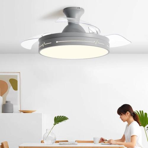 Ingénierie Plastiques Lampe de ventilateur de plafond plus de couleurs pour le choix pièce